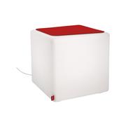 CUBE indoor tabouret & table d'appoint avec coussin en feutre anthracite Moree - 4260218360280