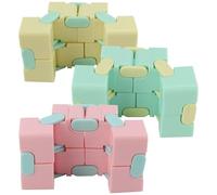 Cube Infini Puzzle Jouet, Durable Structure 40mm | Fabriqué à partir de plastique de haute qualité, améliore la concentration, conception ergonomique, convient aux voyages,