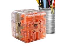Cube Labyrinth 3D | Jouets d'apprentissage Précoce,Casse-Tête et Jeu de Réflexion - pour École Maison Fête Voyage Salle de Jeu Soirée Familiale Activité de Groupe Camp d'Été et Éducation