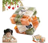 Cube Labyrinthe 3D avec Bille Casse-Tête Rotatif 6 Faces, Jeu de Réflexion pour Enfants et Adultes, Améliore la Logique Cadeau