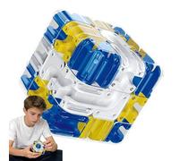 Cube Labyrinthe Jouet Puzzle, Cubes à Billes Jouet Labyrinthe Puzzle, Bille Roulante Casse-tête pour Le Cerveau pour Enfant et Adultes Soulager Stress Développement Logique