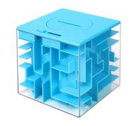 Cube labyrinthe magique 3D pour enfants, jouet de Stress amusant avec Puzzle à billes en acier, jeu de cerveau de Collection de pièces d'épargne