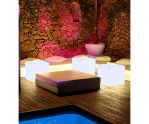 Cube lumineux rechargeable usb et solaire cuby