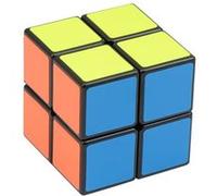 Cube magique Casse-tête 2x2 mm - jeux de magie jouet noir pour Enfants adultes noir Noir G