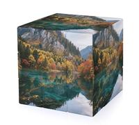 Cube magique coloré de forêt de lac, le cube original de 3 x 3, cube de vitesse pour résoudre des problèmes cérébraux, jouet puzzle sensoriel facile à tourner, jouet sensoriel pour soulager le stress