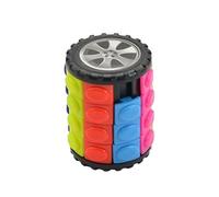 Cube magique cylindrique Twist Puzzle Intelligence Jouets Enfants Adultes Cadeau 4x4