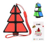 Cube magique de Noël, cube de sapin de Noël, puzzle Speed Tree | Mini Speed Cube Porte-clés, cube magique, édition spéciale de Noël, magnétique, Speed Cube 1 x 2 x 3 Speedcube