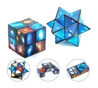 Cube Magique du Ciel étoilé - Magic Star Cube - Cube Transformant Jouet Anti-Stress pour Enfants et Adultes