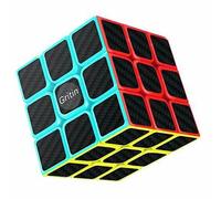 Cube Magique, Gritin 3x3x3 Speed Cube De Vitesse Magique Lisse Facile À Tourner Pour Jeu D'entraînement Cérébral Ou Cadeau De Vacances
