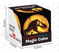 Cube Magique Magnétique Anti-souligné 3D, Variété Géométrique, Interchangeable, Puzzle à Rabat à la Main, Jouet pour Enfant-MC-10