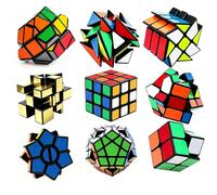 Cube Magique Rapide 2x2 3x3 Pyramide Miroir Skewb SQ1 JinGang Windmill Megaminx - Casse-tête de Résolution de Problèmes - Cadeaux pour Adultes et Enfants SShou YiXing JinMian