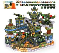 Cube Magnétique 200 PCS, Magnetic Blocks pour Enfant (Base Militaire) | Multiforme, Bloc Construction Magnetique pour Garçon/Fille, Magnetic Building Cubes pour 3 Ans, Cadeau pour Noël Anniversaire