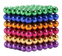 Cube magnétique magique BLEOSAN Buckyballs 216 billes 5mm 6 couleurs G