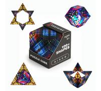Cube magnétique Shashibo DODECA, Jouet Anti-Stress | Plus de 100 formes possibles, jouet sensoriel anti-stress pour adultes et enfants, boîte à puzzle amusante