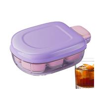 Cube Maker Device, Pressed Chill Mold, Grid Plate with Quick Pop, Cold Storage Case, Bar Drink Gear with Compact Shape, Home Use for Parties Cocktails Coffee Whisky Drinks