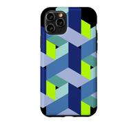 Cube mathématiques 3D Magie Nerd Illusion Coque pour iPhone 11 Pro