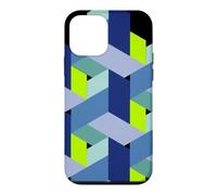 Cube mathématiques 3D Magie Nerd Illusion Coque pour iPhone 12 Mini