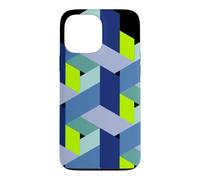 Cube mathématiques 3D Magie Nerd Illusion Coque pour iPhone 13 Pro Max