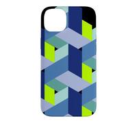 Cube mathématiques 3D Magie Nerd Illusion Coque pour iPhone 14 Plus