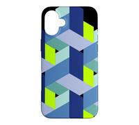 Cube mathématiques 3D Magie Nerd Illusion Coque pour iPhone 16 Plus