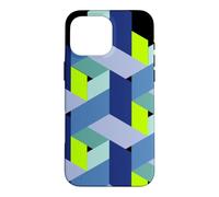 Cube mathématiques 3D Magie Nerd Illusion Coque pour iPhone 16 Pro Max