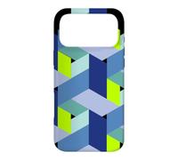 Cube mathématiques 3D Magie Nerd Illusion Coque pour iPhone 17 Pro Max