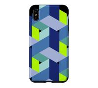 Cube mathématiques 3D Magie Nerd Illusion Coque pour iPhone XS Max