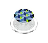 Cube mathématiques 3D Magie Nerd Illusion PopSockets PopGrip pour MagSafe