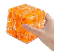 Cube Maze Game - Puzzle Logique 3 D De 2,76 Pouces, Jouet Casse-Tête, Cube De Labyrinthe Éducatif | Jeu D'entraînement Mental pour, Adolescents, Garçons, Filles Et Adultes avec Un Plaisir