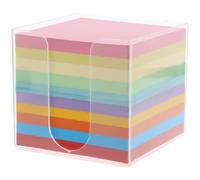 CUBE MEMO PAPIER COLORE 90 x 90 mm