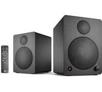 Wavemaster Cube Mini Neo - Kit d'enceintes avec Streaming Câble/Bluetooth 36 W pour TV/PC/Tablette/Smartphone, Noir