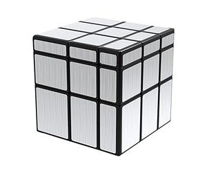 Cube Mirror Jouet Puzzle à Forme Rotation Fluide avec Surface Miroir Haute tolérance aux erreurs ABS PVC pour débutants Adultes et compétitions de Cubes