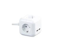 Revolt Multiprise Cube 4 prises et 2 ports USB