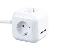 Cube multiprise 4 prises et 2 ports USB - Revolt