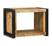 vidaXL Cube mural en bois de manguier massif rectangulaire 55×35×40 cm Marron