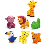 Djeco Jouet Animaux de la Savane Troopo-savana – Mixte – À partir de 3 ans – Coloris unique