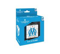Cube puzzle 3 x 3 Megableu Olympique de Marseille couleurs du club et motifs imprimés bleu