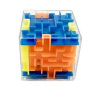 Cube Puzzle 3D - Jeu De Labyrinthe À Billes Portable pour De 6 À 12 Ans, Jouet Casse-tête Portable pour Les Voyages Et Les Cadeaux De Fête, Jeu De Logique De Raisonnement Spatial