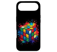 Cube Puzzle Splash Art - Jeux Casse-Tête Géométrique Coque pour iPhone Air