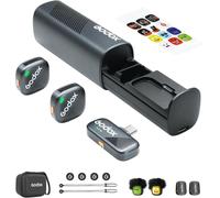 Cube-Sc Microphone Cravate Sans Fil Pour Android Phone, Autonomie De La Batterie 8H, Micro Sans Fil 2,4 G, Portée De 300 M, Suppression Du Bruit Avec Étui De Chargement[VIT695700]
