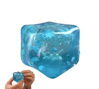 Cube Sensoriel | 4 cm Cube Moelleux à Réapparition Lente | Jouets à Presser pour | pour Adultes Salle de Classe Travail Étude Maison Voyage