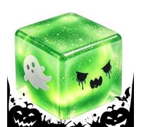 Cube Sensoriel Cube Halloween Rigolo À Remontée Lente avec Motif De Fantôme