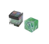 Cube Squishy Toys Anti Stress Sensory Squeeze Toy Nee - Relieving Anxious Stress Toys Squishy Fidget with Particle Sensory Toy for Adults Office Doh - Autism Anxiety Relief Gift (A1 Green, 5.5cm)