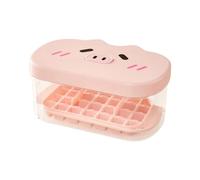 Cube Tray with Bin, 24 Grid Mold Tray with Lid for Quick Release and Storage, Leakproof Stackable Design Feature, Maker Set for Beverage Cooling Cocktail Whiskey Coffee Kitchen Freezer