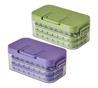 Cube Tray With Lid & Storage Box | 64 Grid Press-Down Maker With Handle | Easy Release Mold For Whiskey, Cocktail, Coffee, Beverage, Kitchen Use