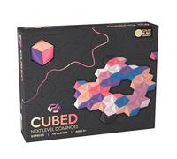 CUBED Next Level Dominoes - Sunrise Edition - Jeu de stratégie amusant, mode solo + 1 à 6 joueurs