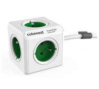 CubeNest Power Cube Bloc multiprise, 1,5 m, 5 Prises, avec Station de Montage, Design Red Dot, sécurité Enfant, 16 A/250 V, pour Un Placement Flexible au Bureau et à la m