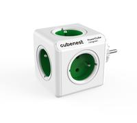 Cubenest PowerCube Original - Prise verte - 5 prises - fusible enfant - mise à la terre - max 16A/250V3680W/50-60Hz