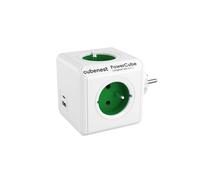 Cubenest Powercube Original USB PD 20W, A C, 4x femelle, blanc/vert