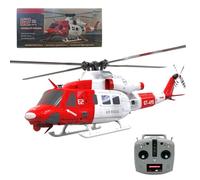 Cubertime E2 UH-1Y Hélicoptère Radiocommandé, 2.4GHz 6CH RC Hélicoptère Tenue de Sauvetage avec Localisation par Lidar (RTF Version)